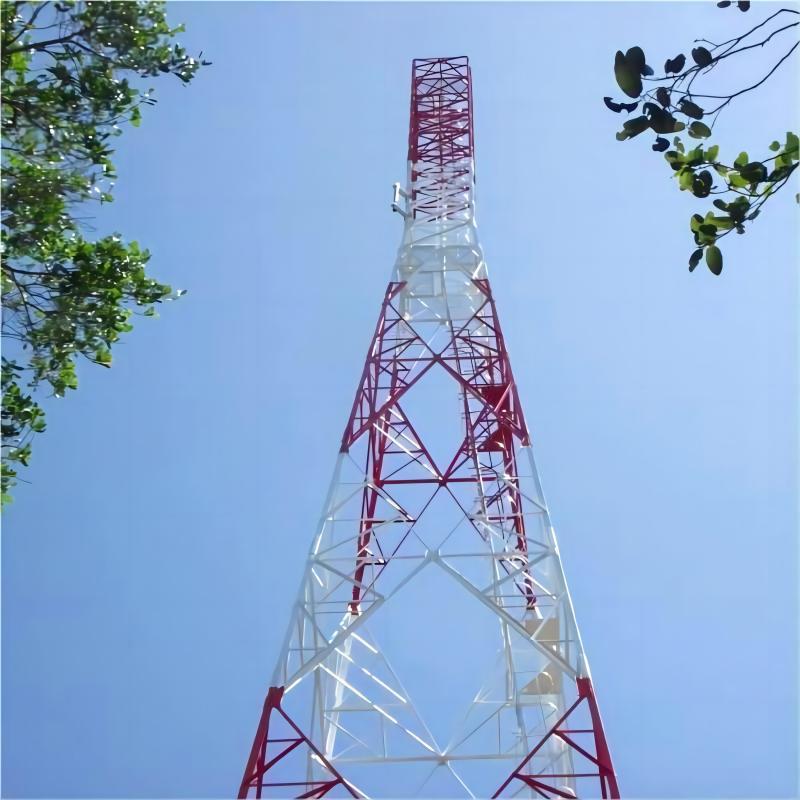 80 Meters Telecom Steel Lattice  Tower for UAE