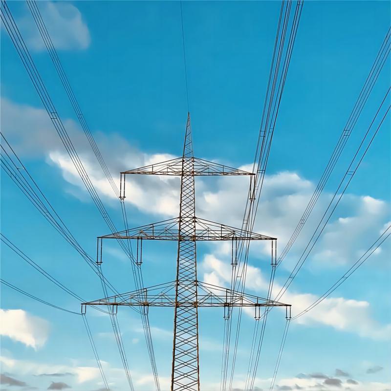 132KV HV Electrice Power Transmission Line Tower