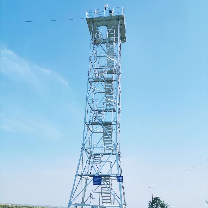 Hot-dip Galvanized Steel 6m 8m 10m 12m Guard Tower
