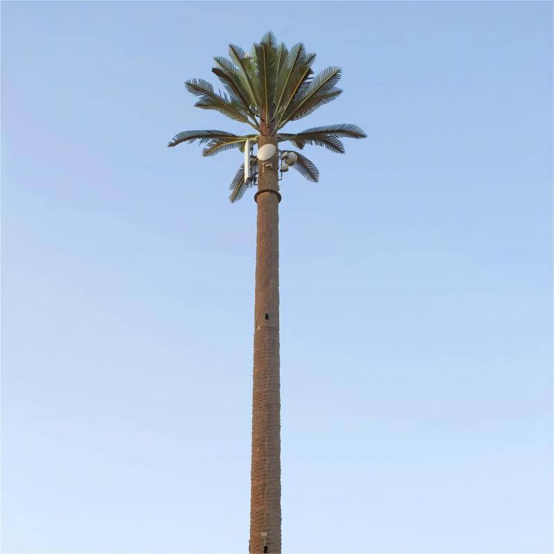 Bionic Camouflaged Palm Tree Monopole Telecom Tower