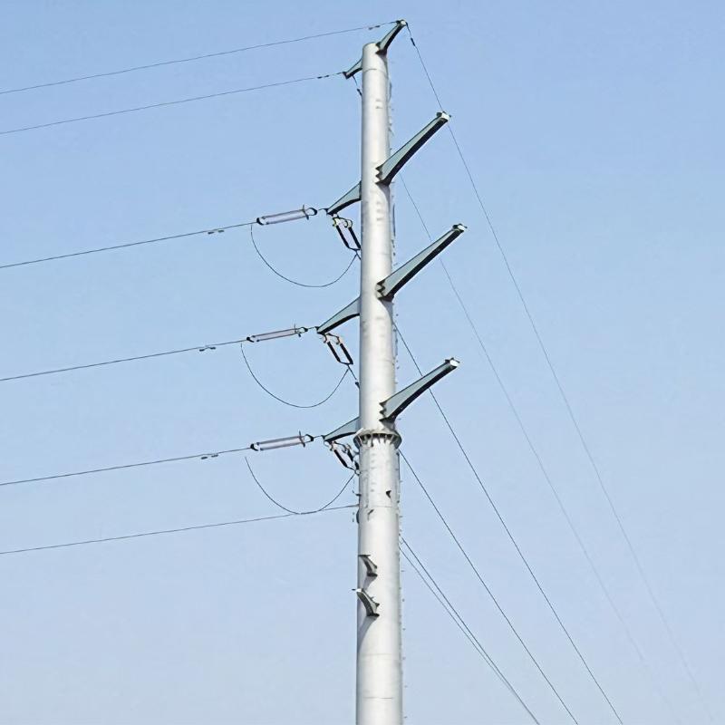 35ft 45ft 70ft Octagonal Galvanized Utility Steel Pole