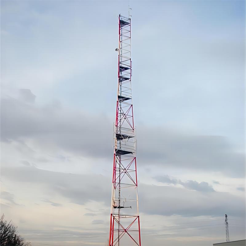 45M 3-Legged Tubular Steel Cell Tower