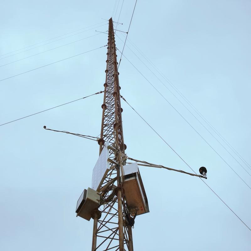 Guyed Wire MET Wind Measurement Lattice Tower