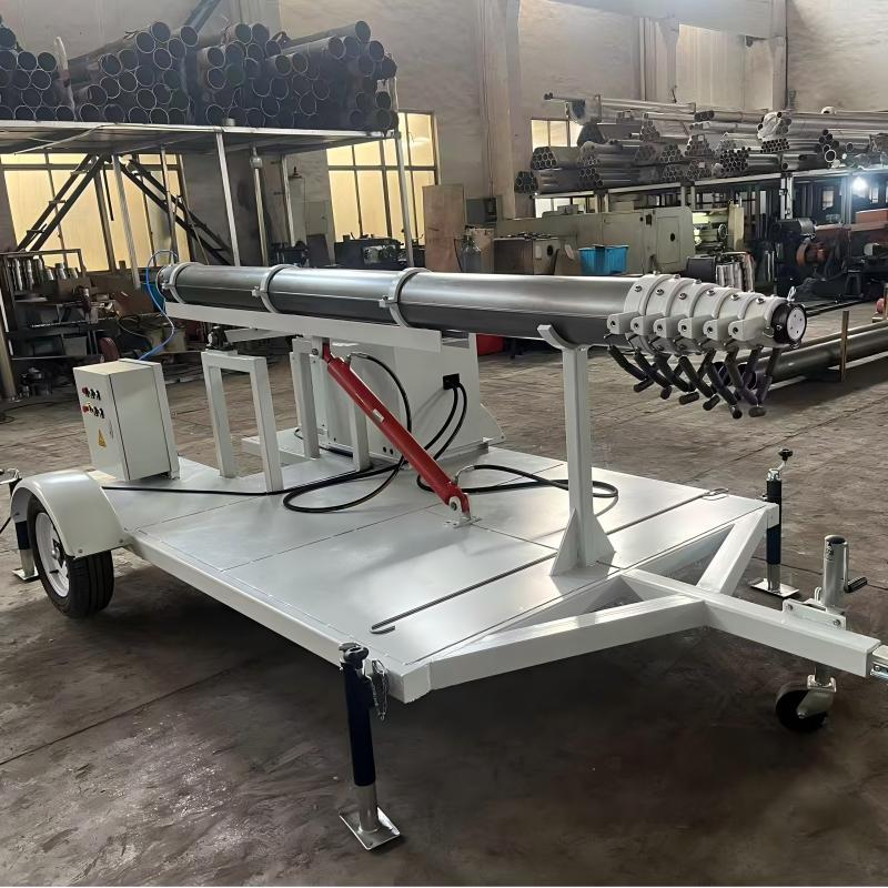 8M-18M Aluminum Alloy Pole Cell on Wheels COW 