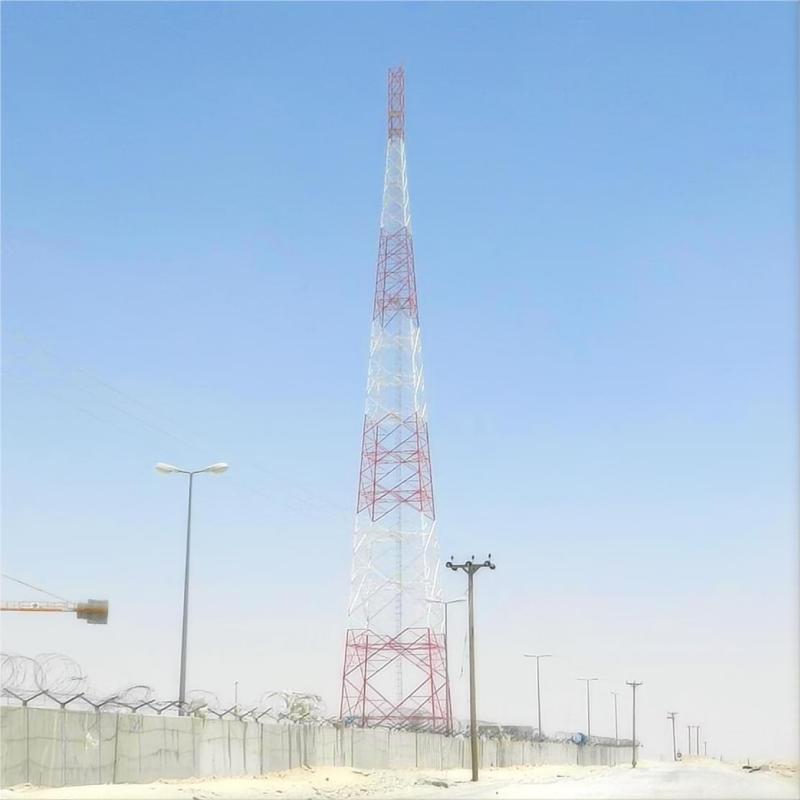 HDG 4 Legged Tubular Steel Antenna and Microwave Telecom Tower
