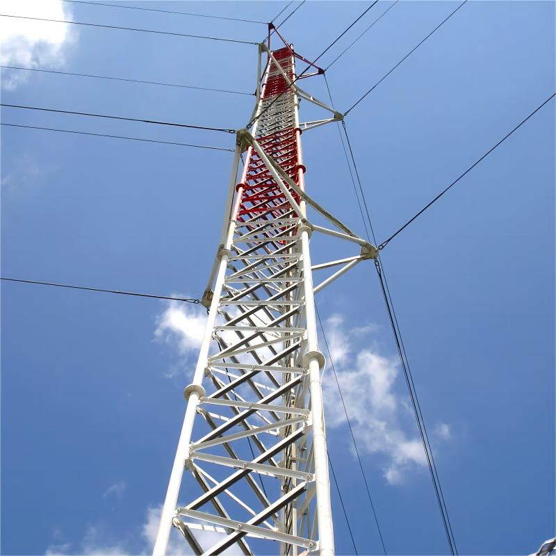 HDG Guyed Mast Telecommunication Antenna Steel Tower