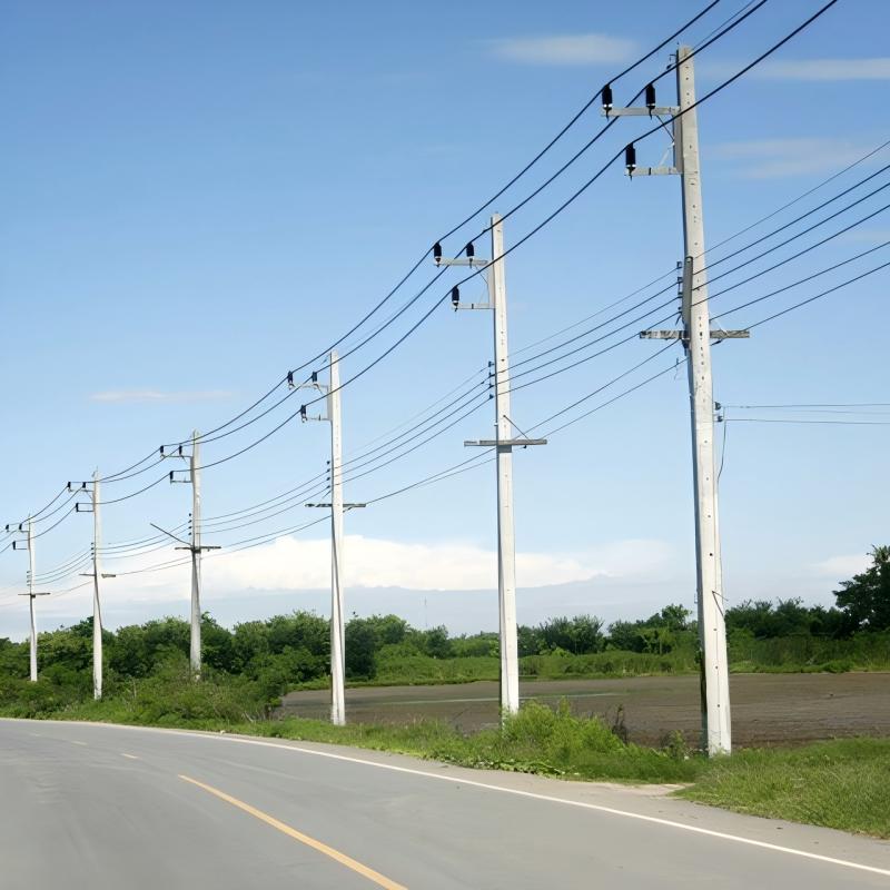 5m 6m 8m 11m 12m Round Tapered Octagonal Utility Pole