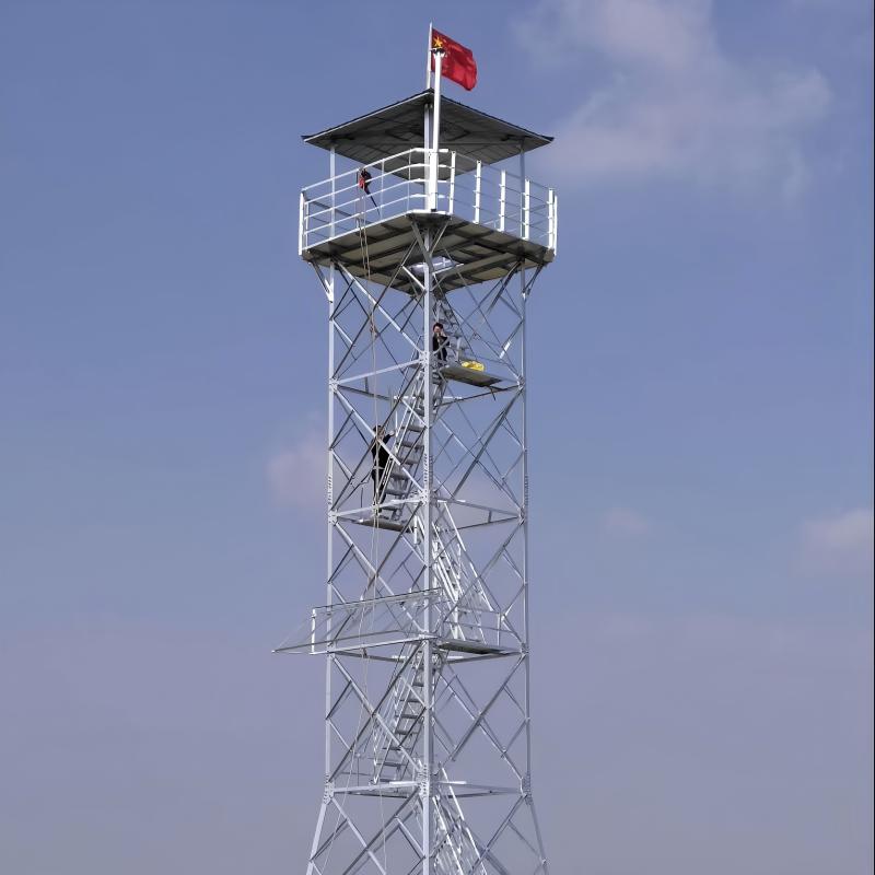 HDG Steel Frame Elevated Observation Security Guard Tower