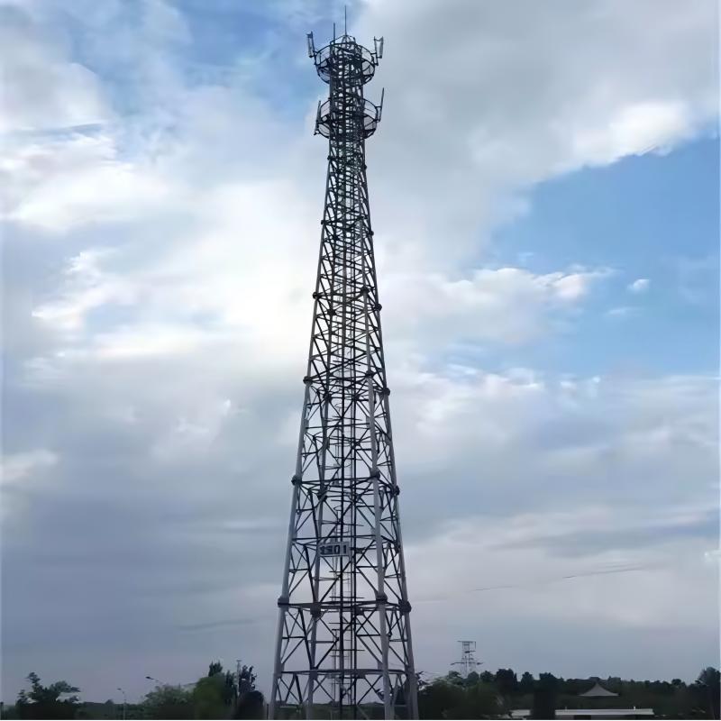 XH Round Steel Tubular Steel Telecom Cell Tower