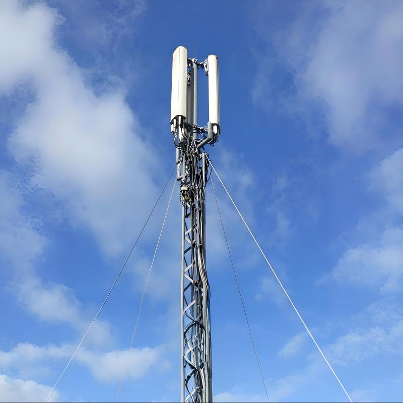 Self Support 4G 5G Rooftop Lattice Steel Telecom Antenna Tower