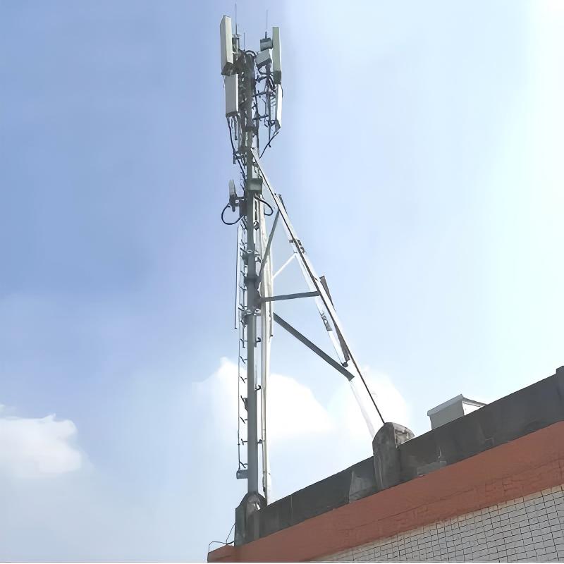 5m to 20m Roof Top Telecommunication GSM 5G 4G Lattice Tower