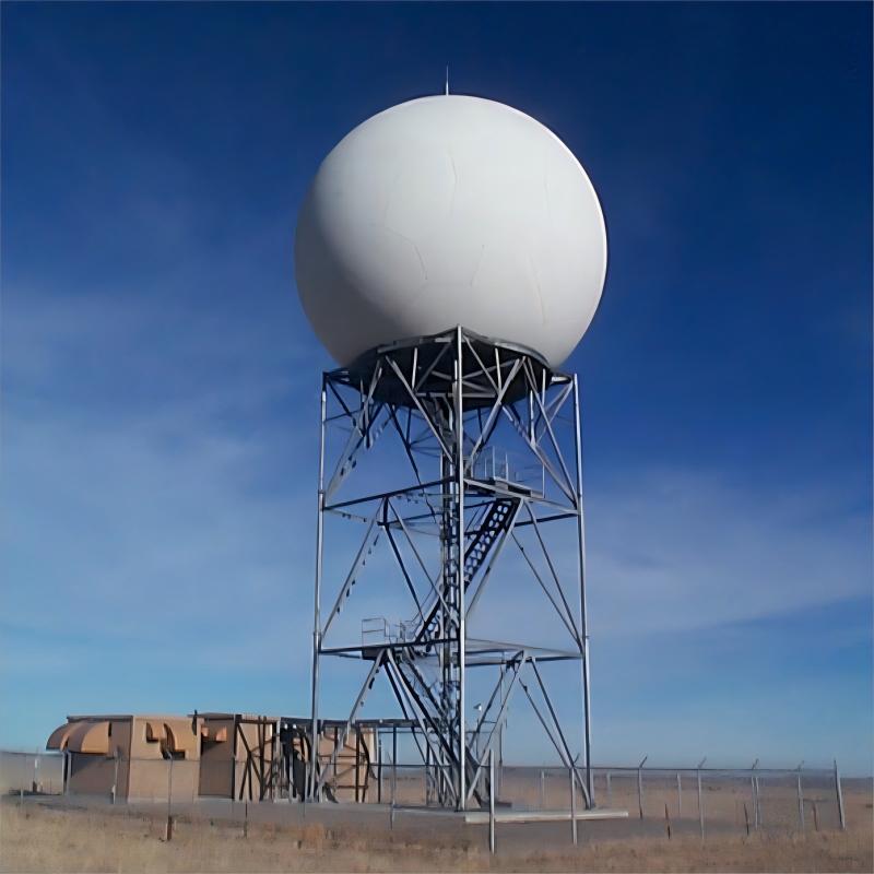 20M 25M 30M HDG Weather Monitor Radar Lattice Tower