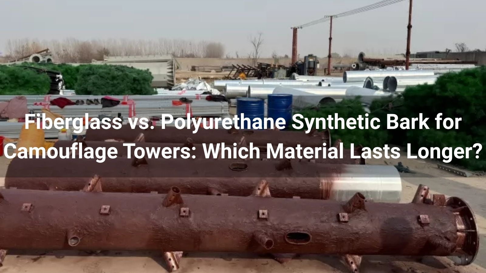 Fiberglass vs. Polyurethane Synthetic Bark for Camouflage Towers: Which Material Lasts Longer?
