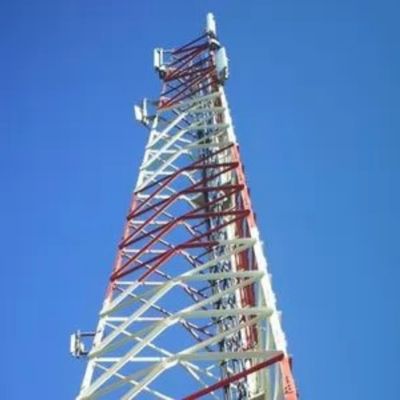 45 Meters 3 Legged Angle Steel  Telecom Tower for Samoa