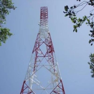 80 Meters Telecom Steel Lattice  Tower for UAE